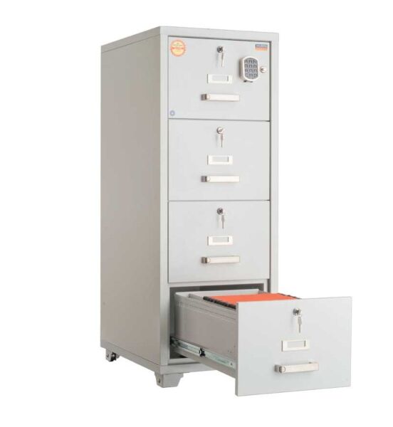 Valberg FRF 4E-KK 4 Drawer Fire Resistant Filing Cabinet Valberg FRF 4E-KK 4 Drawer Fire Resistant Filing Cabinet