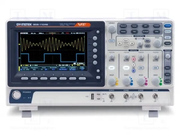 GW Instek GDS-1104B 4 Channel Digital Storage Oscilloscope GW Instek GDS-1104B 4 Channel Digital Storage Oscilloscope