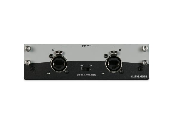 Allen & Heath Dual Redundancy gigaAce Audio Networking Card Allen & Heath Dual Redundancy gigaAce Audio Networking Card