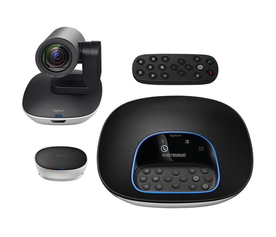 Logitech Group Video Conferencing – Professional HD Conferencing System for Large Rooms