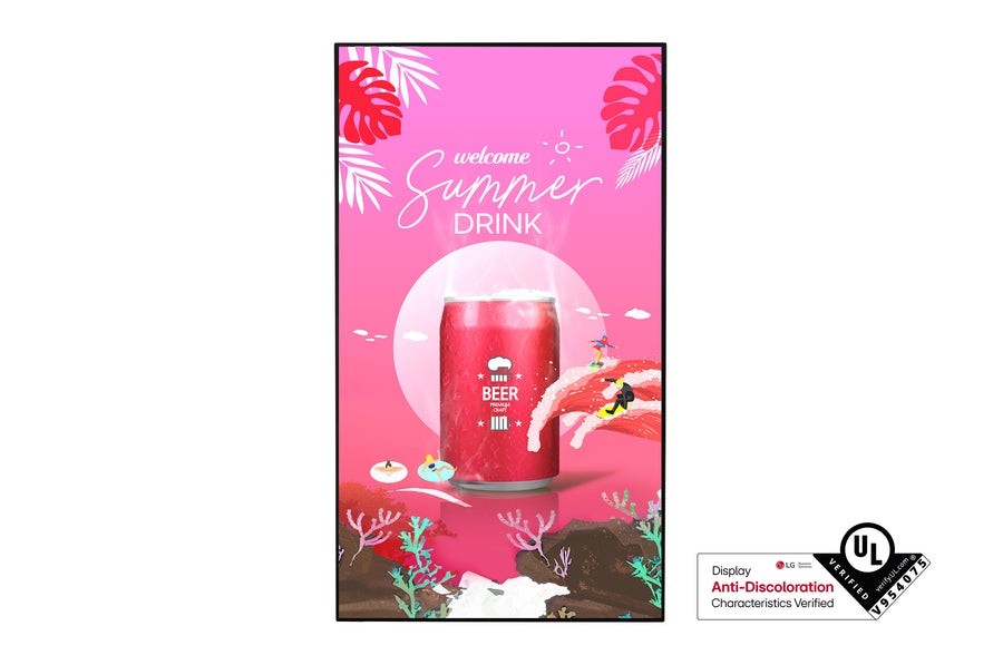 LG XS4P Window-Facing 75-inch Digital Signage Display – 75XS4P-M