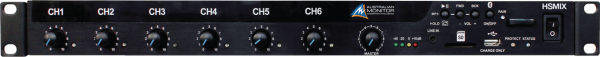 Australian Monitor HSMIX 9 Channel Mono Mixer with MP3 Player & Bluetooth Australian Monitor HSMIX 9 Channel Mono Mixer with MP3 Player & Bluetooth