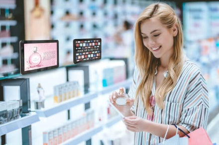 IAdea Lift-n-Learn RFID learning station for retail product displays