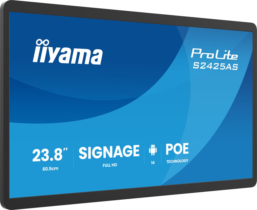 iiyama ProLite 23.8-inch Full HD Android Signage Display – S2425AS-B1P