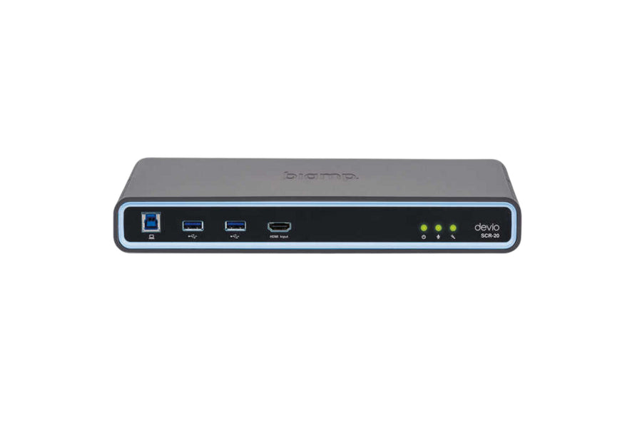 Biamp Devio Video Conferencing Hub with Microphone – SCR-20CX Black
