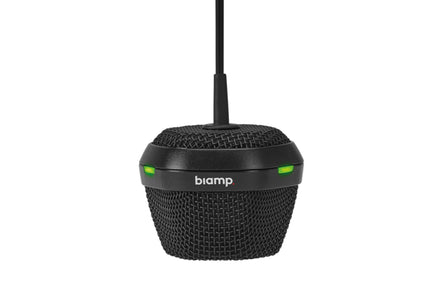 Biamp Parlé TCM-1EX white expansion pendant microphone