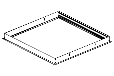 Biamp BMA 360D-RM-I white 600 mm recessed mount kit for ceiling tile microphone