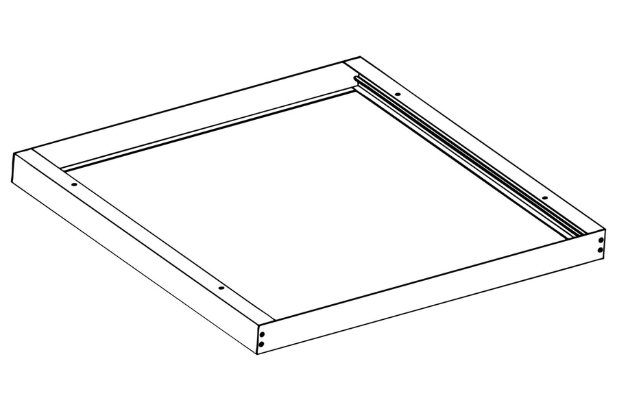 Biamp BMA 360D Universal Surface Mount Kit, White – BMA 360D-SM
