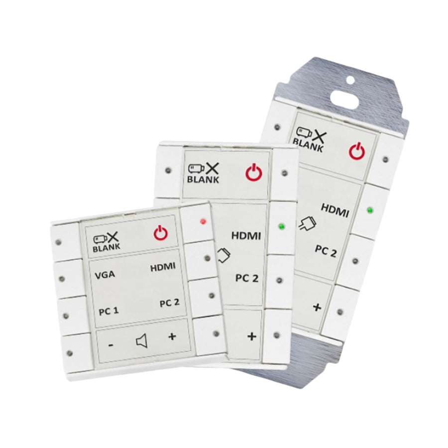 Biamp Impera Echo Plus 8DKW Room Control Keypad – 920-02256-20002