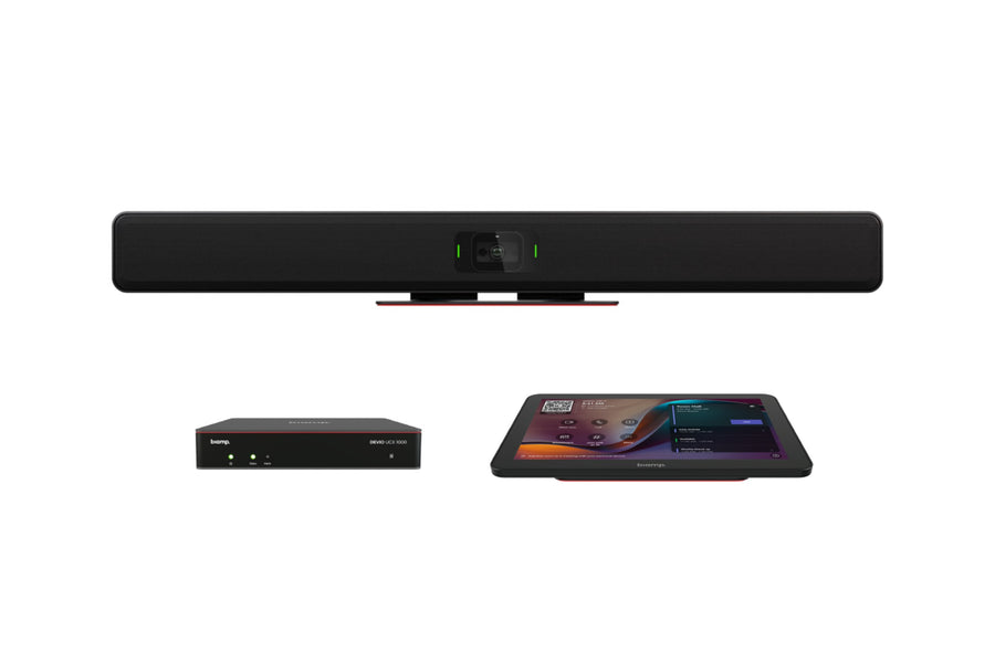 Biamp Devio UCX 1000 Small Room Video Bar Bundle – MRB-UCX1000T-VBC2800