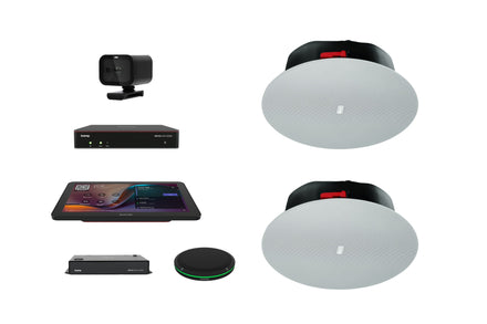 Biamp Devio UCX 3000 MRB-UCX3000T-VIDI280-DTMX-2CIC6 video conferencing bundle with table microphone