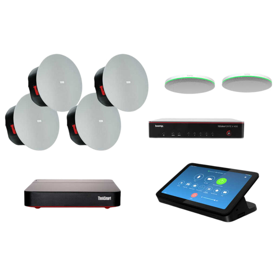 Biamp Zoom Rooms Meeting Room Bundle – MRB-L-X400-C-TSC2DIP-Z