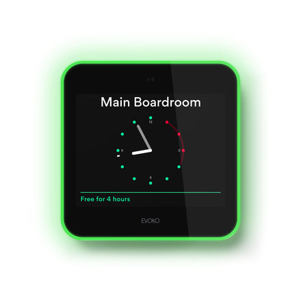 Biamp Evoko Liso Room Manager 910-01969 room booking panel with 8-inch touch display