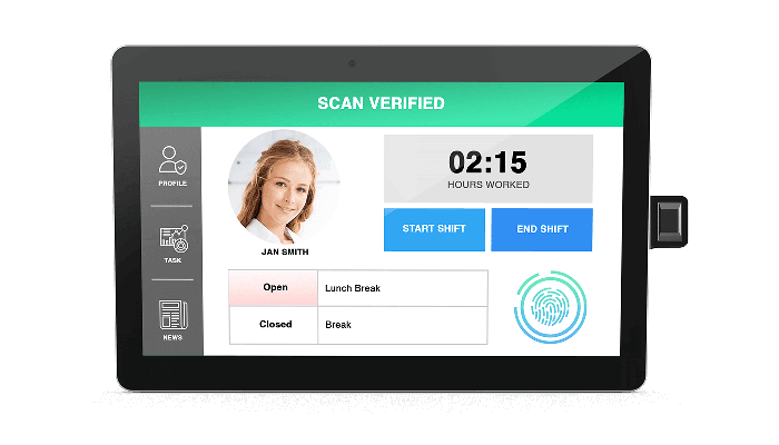 Elo Edge Connect Fingerprint Scanner White - E133591 Elo Edge Connect Fingerprint Scanner White - E133591