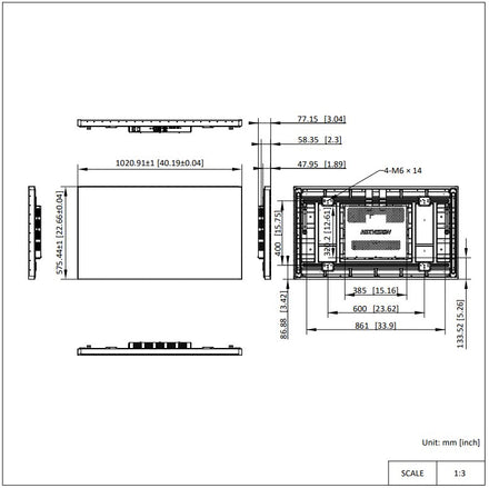 Hikvision DS-D2046TL-2B 46-inch LCD video wall display