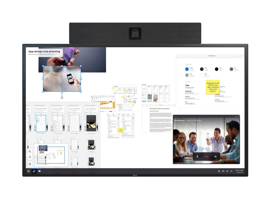 NEC InfinityBoard 55-inch Interactive Flat Panel
