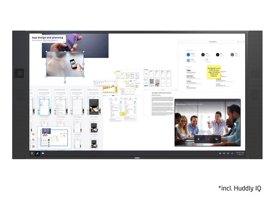 NEC InfinityBoard 2.1 65-inch Interactive Flat Panel