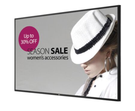LG Slim Design Full HD 47" Display, Brightness 700 cd/m2, 24/7 Operation, 47WX30