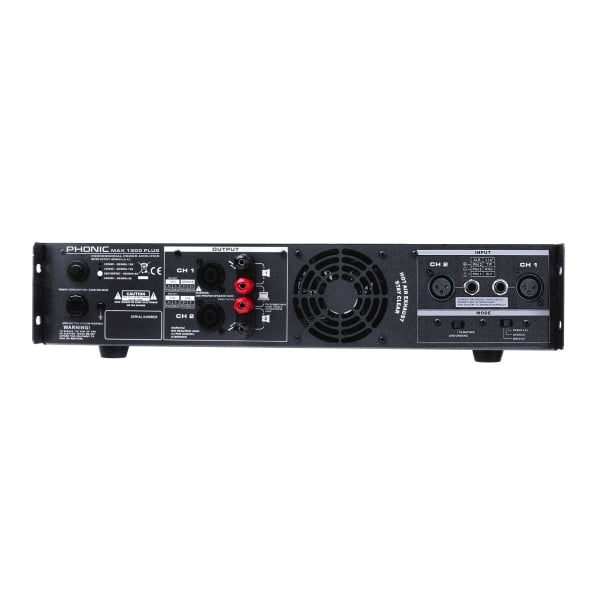Phonic MAX1500Plus 450Wx2 @4Ohms Stereo Power Amplifier Phonic MAX1500Plus 450Wx2 @4Ohms Stereo Power Amplifier