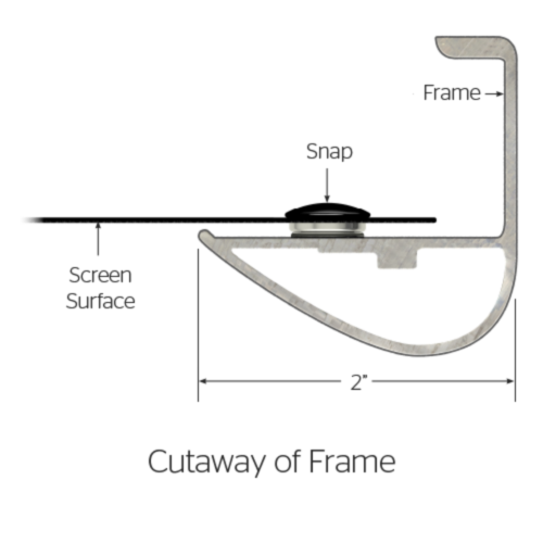 Da-Lite Imager 39131V Fixed Frame 100 Da-Lite Imager 39131V Fixed Frame 100