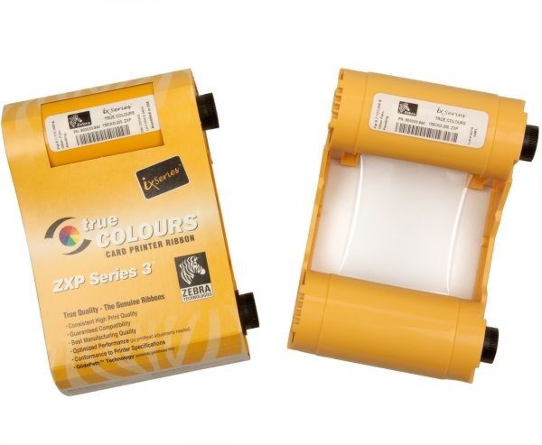 Zebra ID Card Series 3 Printer Ribbon 200 image Zebra ID Card Series 3 Printer Ribbon 200 image