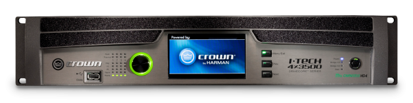 Crown IT4X3500HDB Four-Channel 4000W Binding Post Version Amplifier Crown IT4X3500HDB Four-Channel 4000W Binding Post Version Amplifier