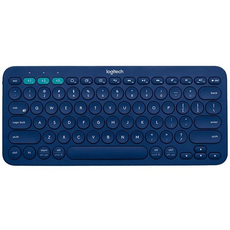 Buy Logitech K380 Multi-Device Bluetooth® Keyboard Blue in Dubai, Sharjah, Abu Dhabi, Ajman, Al Ain, Ras Al Khaimah, Fujairah, Umm al Quwain, UAE