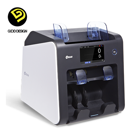 Kisan K2 Compact 1+1 Pocket Value Counter Advanced Cash Counting Machine