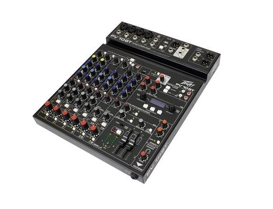 Peavey PV-10BT Compact 10 Channel Mixer With Bluetooth Peavey PV-10BT Compact 10 Channel Mixer With Bluetooth