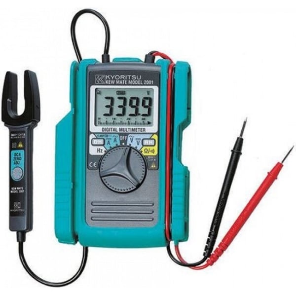 Kyoritsu Model KM2001 Digital Multimeter with AC/DC Clamp Sensor Kyoritsu Model KM2001 Digital Multimeter with AC/DC Clamp Sensor