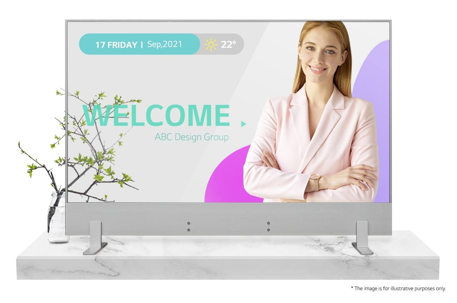 LG Transparent OLED EW5 55-inch Signage Display – 55EW5G-A