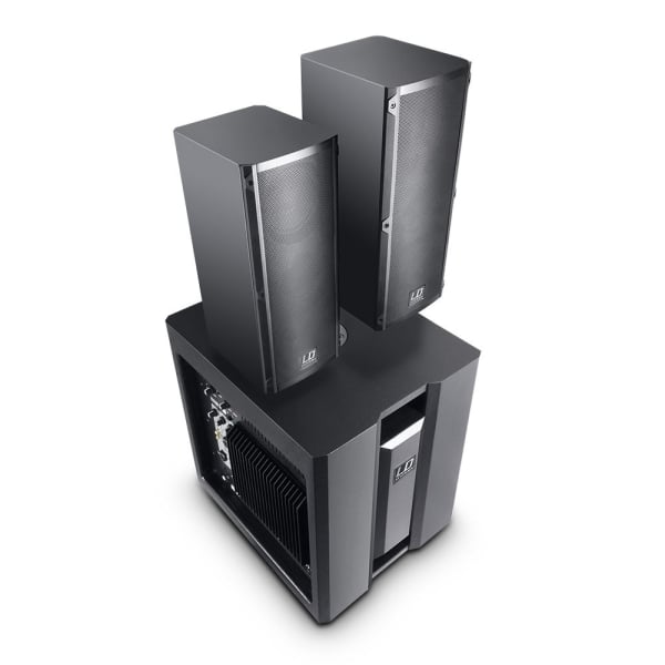 LD Systems DAVE 8 ROADIE Portable Active PA System with 3-Channel Mixer LD Systems DAVE 8 ROADIE Portable Active PA System with 3-Channel Mixer