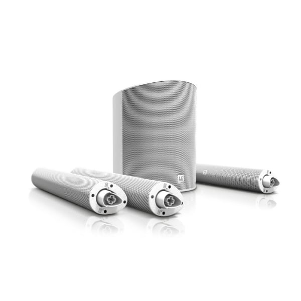 LD Systems MAUI 5 W Ultra Portable Column PA System with Mixer and Bluetooth White LD Systems MAUI 5 W Ultra Portable Column PA System with Mixer and Bluetooth White