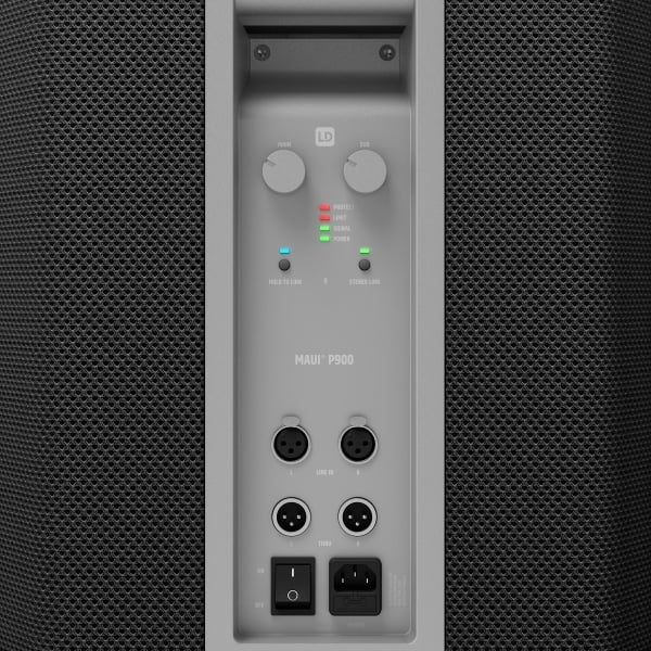 LD Systems MAUI P900 B Powered Column PA System Graphite Black LD Systems MAUI P900 B Powered Column PA System Graphite Black