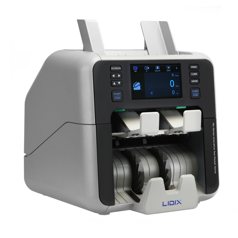 JL-2F Heavy-Duty 2 Pocket Fitness Sorter, SKU JL-2F, Lidix Currency Sorting Machine JL-2F Heavy-Duty 2 Pocket Fitness Sorter, SKU JL-2F, Lidix Currency Sorting Machine