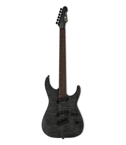 ESP LM1000MSFMSTBLKS LTD M1000 Series See Thru Black Satin Finish Guitar ESP LM1000MSFMSTBLKS LTD M1000 Series See Thru Black Satin Finish Guitar