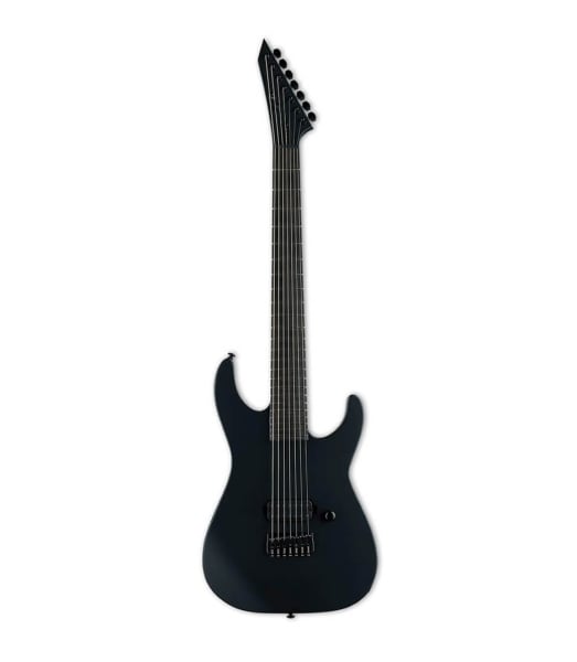 ESP LTD M7-HT Baritone Black Metal Series Electric Guitar, Black Satin Finish Guitar ESP LTD M7-HT Baritone Black Metal Series Electric Guitar, Black Satin Finish Guitar