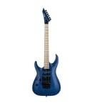 ESP LTD MH-203 Lefty Electric Guitar Quilted Maple Top in See-Thru Blue Finish & Maple Fingerboard ESP LTD MH-203 Lefty Electric Guitar Quilted Maple Top in See-Thru Blue Finish & Maple Fingerboard