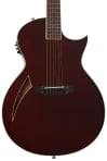 ESP LTL6WR LTD TL-6 Thinline Wine Red Finish Acoustic Guitar ESP LTL6WR LTD TL-6 Thinline Wine Red Finish Acoustic Guitar