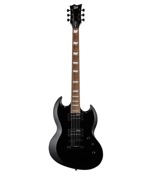 ESP LVIPER201BBLK LTD Viper201 Series Baritone Black Finish Guitar ESP LVIPER201BBLK LTD Viper201 Series Baritone Black Finish Guitar