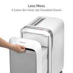 Fellowes Powershred LX220 Micro-Cut Shredder (White) Fellowes Powershred LX220 Micro-Cut Shredder (White)