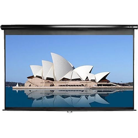 Elite Screens M100UWH 100" Manual Pull-Down Projector Screen – 16:9, MaxWhite