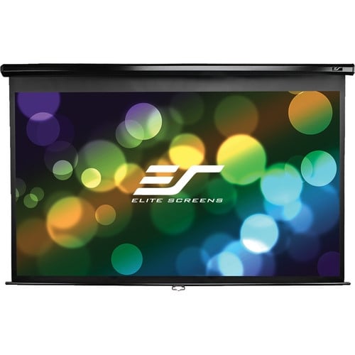 Elite Screens M80UWH 80" Manual Projector Screen – 16:9, MaxWhite 1.1 Gain