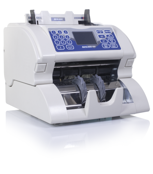 Magner 100 Mix Value Currency Counter Machine - Efficient Banknote Counting with Counterfeit Detection Magner 100 Mix Value Currency Counter Machine - Efficient Banknote Counting with Counterfeit Detection