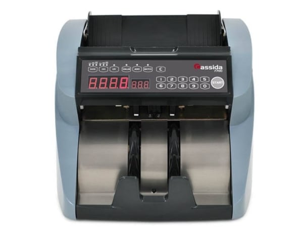 Cassida 7700 UV Currency Counting Machine - Secure Bill Counter with UV & MG Sensors for Fraud Prevention Cassida 7700 UV Currency Counting Machine - Secure Bill Counter with UV & MG Sensors for Fraud Prevention