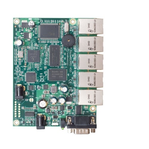 MikroTik RouterBoard RB450G Router (300MHz, 32MB RAM, 64MB NAND) MikroTik RouterBoard RB450G Router (300MHz, 32MB RAM, 64MB NAND)