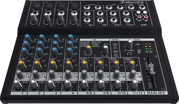 Mackie Mix12FX 12-Channel Compact Mixer with Effects Mackie Mix12FX 12-Channel Compact Mixer with Effects