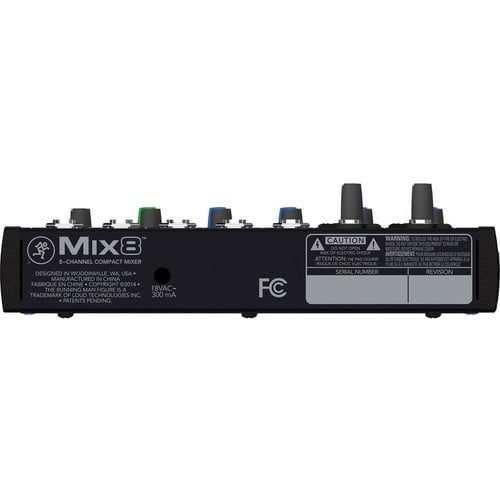 Mackie Mix8 8-Channel Compact Mixer Mackie Mix8 8-Channel Compact Mixer