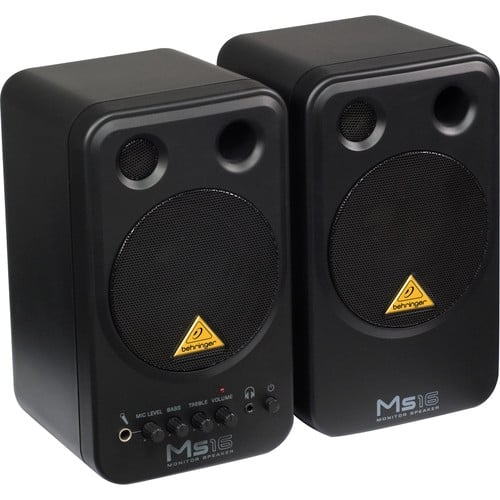 Behringer MS16 High-Performance Active 16-Watt Personal Monitor System Behringer MS16 High-Performance Active 16-Watt Personal Monitor System