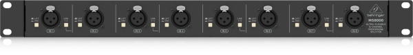 Behringer ULTRALINK MS8000 8-Channel Microphone Splitter Behringer ULTRALINK MS8000 8-Channel Microphone Splitter